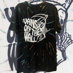 Vans T-shirt Tie Dye Ripper Graphics double side